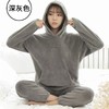 仙女暖暖睡衣套装，珊瑚绒家居睡衣宽松休闲大码外穿搭配上衣懒懒神裤 商品缩略图5