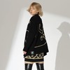 抽象牛头手绣针织长开衫 商品缩略图2