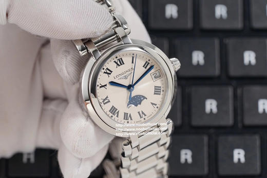 Noob【可乐】工厂浪琴优雅系列心月女表——璀璨心月，奇幻优雅腕表数据：型号L8.116.4.71.6，是浪琴心月带有月相功能的腕表，整表30.5毫米尺寸，非常适合亚洲人手腕佩戴 商品图1