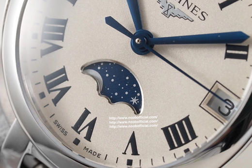 Noob【可乐】工厂浪琴优雅系列心月女表——璀璨心月，奇幻优雅腕表数据：型号L8.116.4.71.6，是浪琴心月带有月相功能的腕表，整表30.5毫米尺寸，非常适合亚洲人手腕佩戴 商品图8