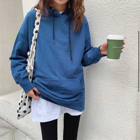 PL8188卫衣打底神器，纯棉，搭配卫衣毛衣叠穿内搭白边下摆半身短裙