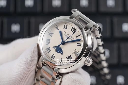 Noob【可乐】工厂浪琴优雅系列心月女表——璀璨心月，奇幻优雅腕表数据：型号L8.116.4.71.6，是浪琴心月带有月相功能的腕表，整表30.5毫米尺寸，非常适合亚洲人手腕佩戴 商品图6