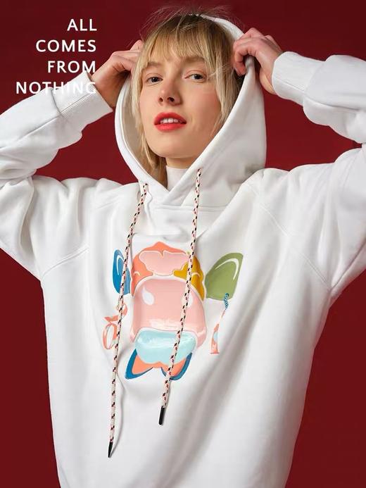 MOOMOO笑牛兜帽卫衣 商品图0