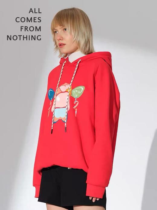 MOOMOO笑牛兜帽卫衣 商品图1