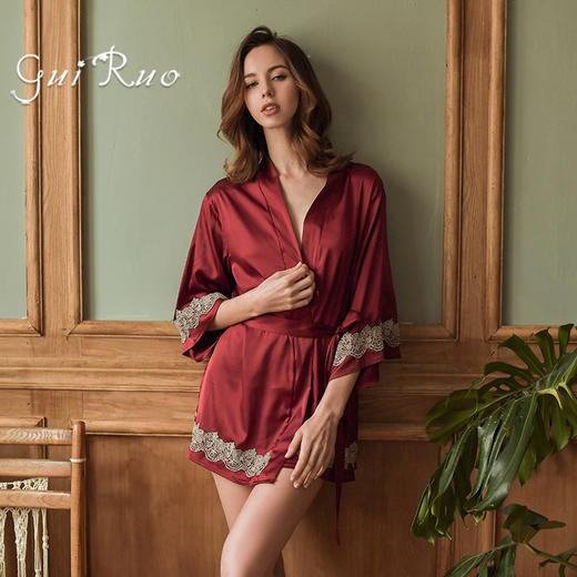 瑰若情趣女 睡衣性感家居服睡袍激情外袍诱惑居家服女套装 商品图3