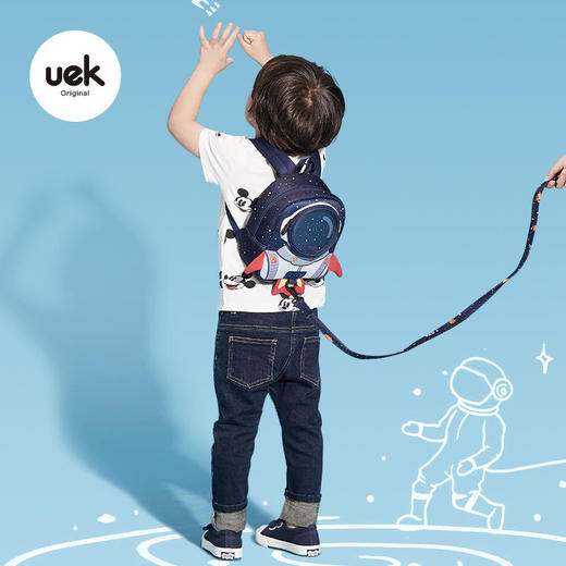 uek儿童书包幼儿园女防走失1-3-5岁 商品图3