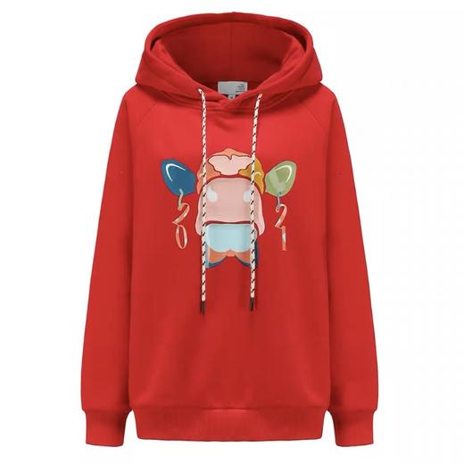 MOOMOO笑牛兜帽卫衣 商品图3