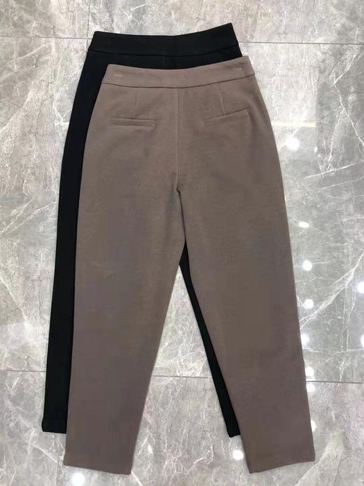 [断码清仓]丁摩 好裤型！金属搭扣配饰高腰萝卜裤哈伦裤时尚显瘦sz M  ZFYY334 商品图7
