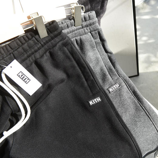 极简高街叠加小廓形jogger厚加绒卫裤运动休闲裤子 xab