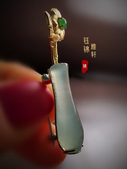 “希望”翡翠花瓶胸针 商品图5