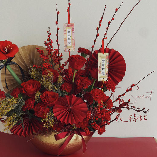 新年旺运  聚宝盆 家居年宵花 商品图1