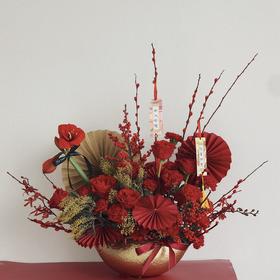 新年旺运  聚宝盆 家居年宵花