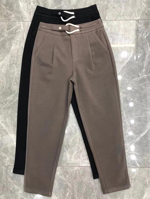 [断码清仓]丁摩 好裤型！金属搭扣配饰高腰萝卜裤哈伦裤时尚显瘦sz M  ZFYY334 商品图8