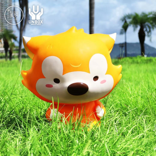 现货 Unbox JOBI 超大狐狸 搪胶 限定 潮玩 摆件 商品图0