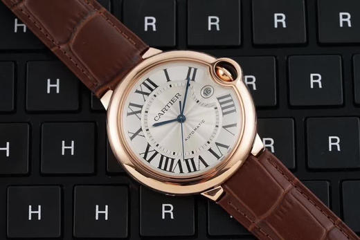 V6厂玫瑰金男装蓝气球！用心完美升级！底盖及表扣全部同步正品修正au750印记！42mm！鱼眼蓝宝石！一比一复刻 商品图14