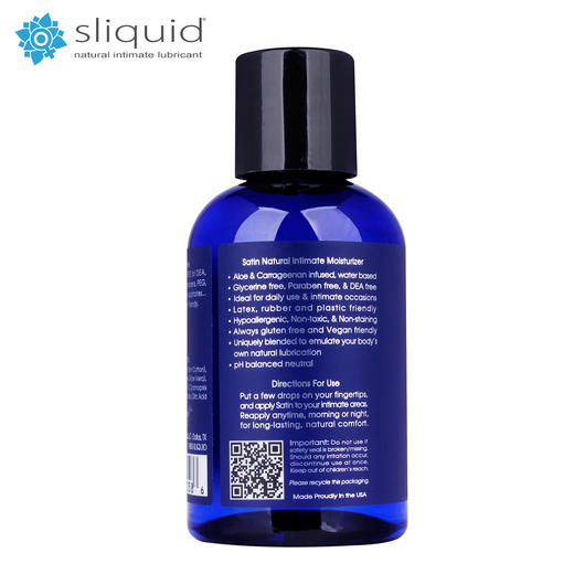 美国Sliquid 自然之源（Naturals H2O）水基润滑液125ml 商品图4