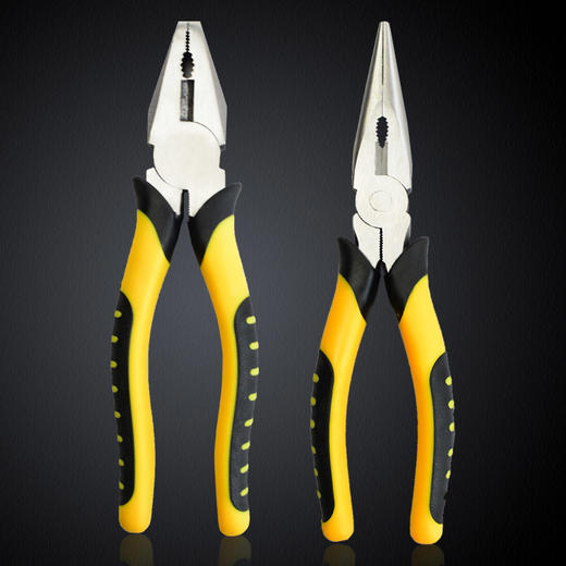 雄略老虎钳小钢丝钳子尖嘴家用省力迷你工业级多功能电工手工工具