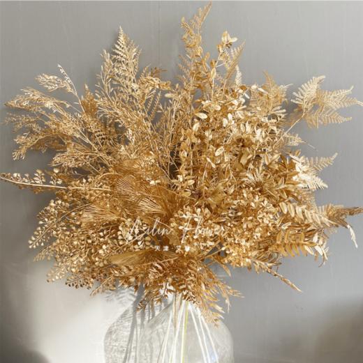 年宵花系列 仿真冬青-尤加利-扇子叶-金莲蓬-绣球 商品图2