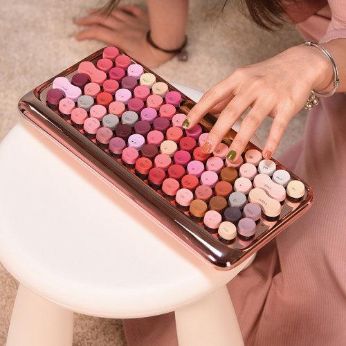 LOFREE/洛斐 DOT圆点复古 蓝牙机械键盘 绽放 口红 玫瑰金限定版 商品图1