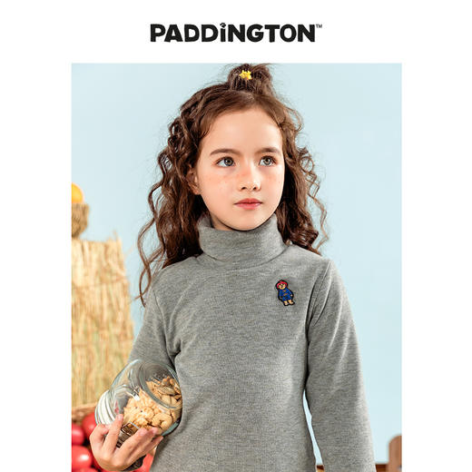 开团| 帕丁顿熊 纯色高领加厚打底衫 商品图1