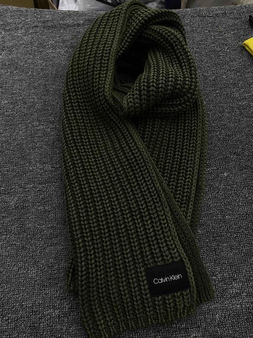 孤品Calvin Klein大ck针织围巾男款极厚 商品图5