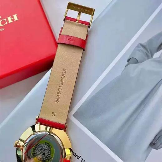 【牛年限定 简约时尚】coach/蔻驰牛年限定小红表 小红牛/大红牛/白盘