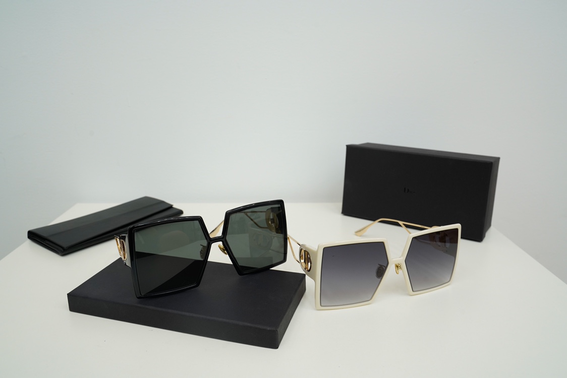 稀罕货 蒙田超大方框墨镜 象牙白 黑色