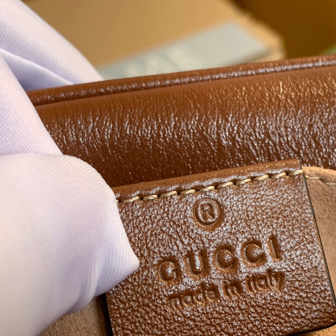 原单古驰【原厂皮】意大利创作448065终曲焦糖epilogue系列