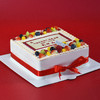 【定制DZ018】方型   进口安佳淡奶油 新鲜水果夹心蛋糕哦 商品缩略图0