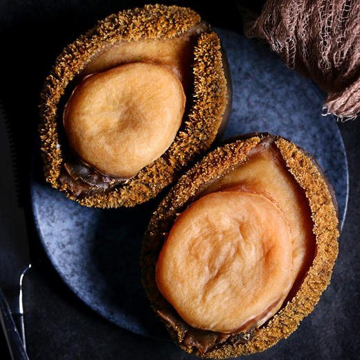 食福记大鲍鱼干鲍鱼晒制年货海鲜礼盒水产干货春节礼品4-6头1斤