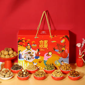 浙江-坚果新年零食大礼包 十袋装