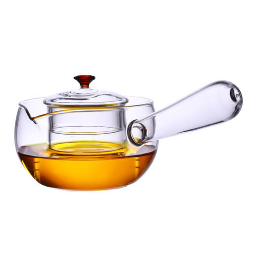  侧把壶 MB-05MB-06玻璃两用壶侧把壶木把煮茶壶加厚耐热玻璃茶壶侧把壶小青柑煮茶壶 商品图3