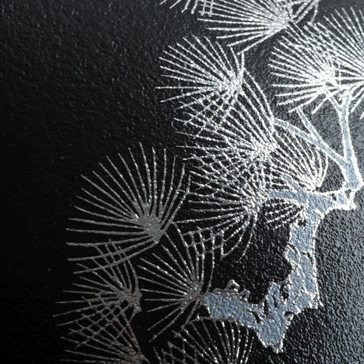  莺歌烧 黑底银松电陶炉 家用静音银壶铁壶高档泡茶电炉莺歌烧光波炉 商品图1