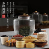 弘龙 六角储物罐 锤目纹储物罐 茶罐茶叶罐花茶罐密封罐装茶叶储存罐 商品缩略图0
