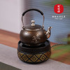  莺歌烧 黑底金菱乳钉电陶炉 茶炉煮茶器家用静音烧水泡茶炉 商品缩略图2