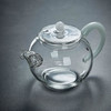  新羽 玻璃壶C-01 耐热玻璃迷你彩把小壶手工玻璃壶功夫茶过滤玻璃花茶壶 商品缩略图4