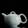  台湾丰子 天青圆满壶 汝窑茶壶单壶开片可养泡茶壶汝瓷冰裂釉手工圆满壶 商品缩略图0