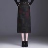百搭中长款，直筒呢子半身裙 KFY-6650 商品缩略图0