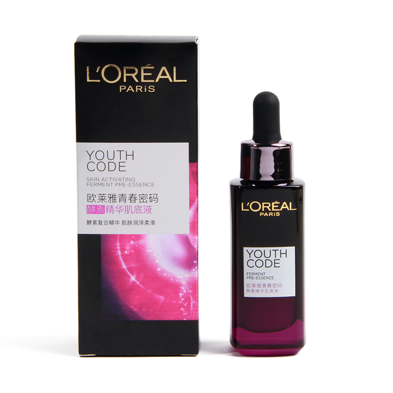 全球名品 护肤馆 L Oreal 欧莱雅小黑瓶30ml 青春密码酵素精华肌底液小黑瓶初老救星 芭芭拉