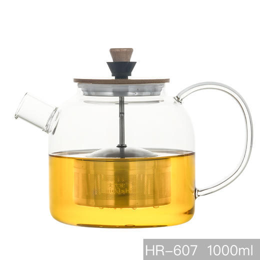  北大史 HR-607玻璃壶1000ML大容量透明加厚玻璃壶 商品图2