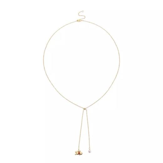 明月玉兔可调节项链 商品图3