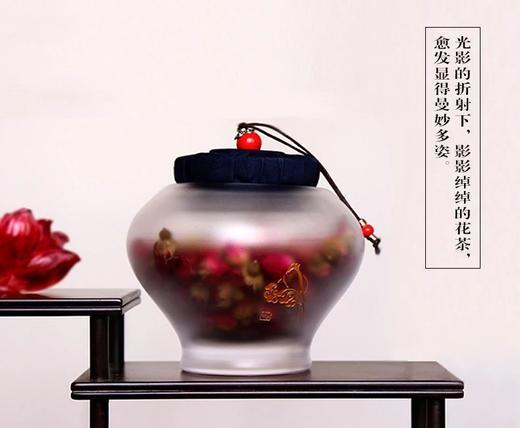  心缘堂 琉璃【艺匠】丰肩敛足茶叶罐(本色小)琉璃茶叶罐茶罐茶仓 商品图2
