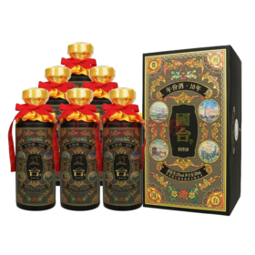 【推荐】国台 黑金十年年份酒 53度 酱香型白酒 整箱装 500ml*6