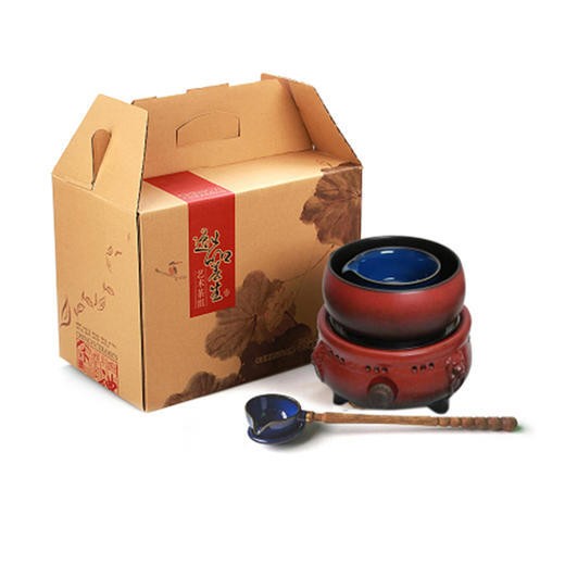  成艺 温茶养生艺术茶组 煮茶器陶瓷电陶炉煮茶炉黑茶温茶器 商品图4