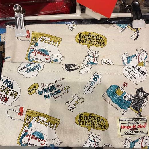 HUJI祤集大号信封斜挎包插画猫咪 商品图1