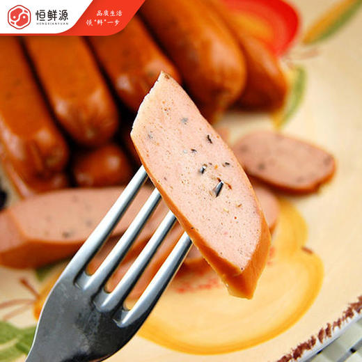万威客脆皮热狗肠（黑椒味）300g 商品图0