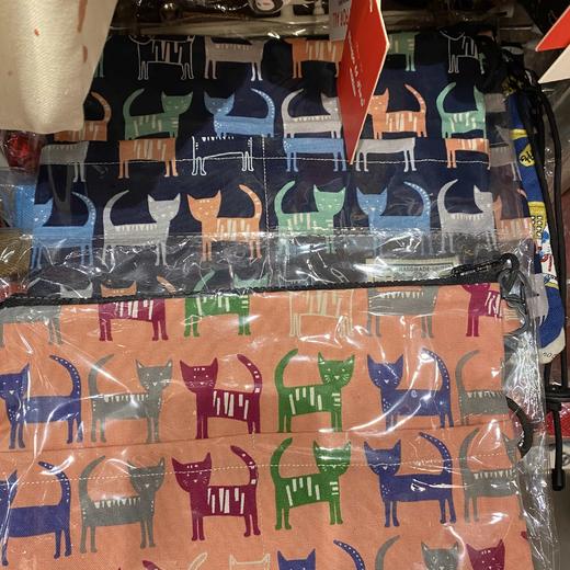 HUJI祤集大号信封斜挎包插画猫咪 商品图2