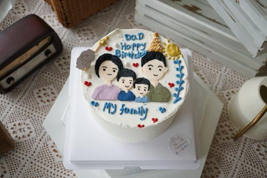 手绘一家四口 商品图2