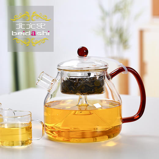  HR-604玻璃壶1100ML 功夫茶壶泡茶壶耐热玻璃蒸煮茶壶单壶耐高温过滤大号煮茶器 商品图1