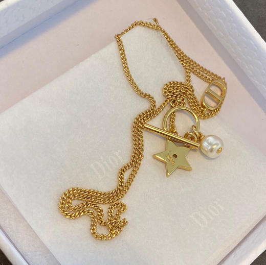 dior星星调节项链